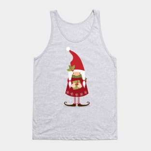 Mrs Gnome With Gift Tank Top